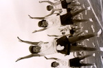 1964年10月に行われた清瀬市立小学校の運動会の様子です。
